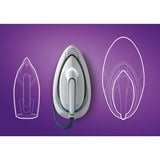 Philips PerfectCare 6000 Series PSG6022/20 Generador de vapor, Estación de planchado a vapor blanco/Azul, 2400 W, 500 g/min, Suela SteamGlide Plus, 6,5 bar, 1,8 L, 130 g/min