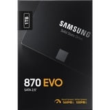 Samsung 870 EVO 1 TB 2.5" Serial ATA III V-NAND, Unidad de estado sólido 1 TB, 2.5", 560 MB/s, 6 Gbit/s