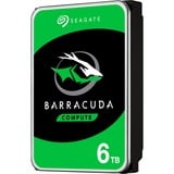 Seagate Barracuda 6TB disco duro interno 5400 RPM 256 MB 3.5" Serial ATA III, Unidad de disco duro 6 TB, 5400 RPM, 256 MB, 3.5", Serial ATA III