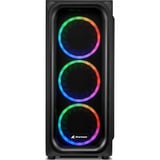 Sharkoon TK5M RGB reacondicionado, Cajas de torre negro