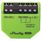 Shelly Dimmer Gen3, Interruptor con regulador de voltaje verde/Negro