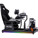 Thermaltake Cockpit simulador de vuelo GF500 Negro, Sim Rig negro
