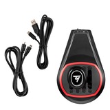 Thrustmaster TH8S Shifter Complemento de cambio para volante de carreras, Palanca de cambios negro/Rojo, PlayStation 5, PlayStation 4, Xbox One, Xbox Series S, Xbox Series X, PC, Complemento de cambio para volante de carreras, Negro, Rojo, Metal, USB, Alámbrico