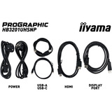 iiyama HB3201UHSNP-B1, Monitor LED negro (mate)