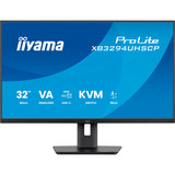 iiyama ProLite XB3294UHSCP-B1 pantalla para PC 80 cm (31.5") 3840 x 2160 Pixeles 4K Ultra HD Negro, Monitor LED negro (mate), 80 cm (31.5"), 3840 x 2160 Pixeles, 4K Ultra HD, 2 ms, Negro