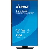 iiyama ProLite XB3294UHSCP-B1 pantalla para PC 80 cm (31.5") 3840 x 2160 Pixeles 4K Ultra HD Negro, Monitor LED negro (mate), 80 cm (31.5"), 3840 x 2160 Pixeles, 4K Ultra HD, 2 ms, Negro