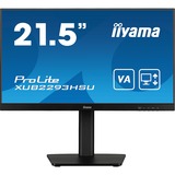 iiyama ProLite XUB2293HSU-B7 pantalla para PC 54,6 cm (21.5") 1920 x 1080 Pixeles Full HD LED Negro, Monitor LED negro (mate), 54,6 cm (21.5"), 1920 x 1080 Pixeles, Full HD, LED, 1 ms, Negro