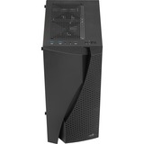 Aerocool Wave Midi Tower Negro, Cajas de torre negro, Midi Tower, PC, Negro, ATX, micro ATX, Mini-ITX, ABS, SPCC, 15,8 cm