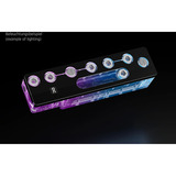 Alphacool Apex Distro Plate North XL D5/DDC, Refrigeración por agua negro