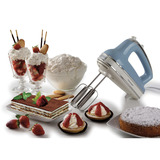 Ariete 1548/05 Batidora de mano 450 W Azul claro celeste, Batidora de mano, Azul claro, Amasar, Mezcla, Botones, palanca, Acero inoxidable, 450 W