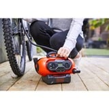 BLACK+DECKER BDCINF18N-QS compresor de aire 160 l/min Bomba de aire/conexión a la toma del encendedor naranja/Negro, 160 l/min, 11,03 bar