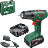 Bosch Easy Drill 18V-40 1630 RPM Sin llave 1,3 kg Negro, Verde, Taladro/destornillador verde/Negro, Taladro de pistola, Sin llave, Sin escobillas, Negro, Verde, 1,3 cm, 1630 RPM