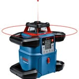 Bosch Láser rotatorio a batería GRL 600 CHV Professional, 18 voltios, con soporte, Láser rotativo azul