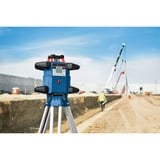 Bosch Láser rotatorio a batería GRL 600 CHV Professional, 18 voltios, con soporte, Láser rotativo azul