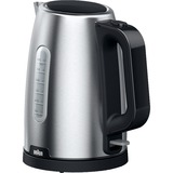 Braun PurShine WK102AI-WK1500BK tetera eléctrica 1,7 L 2200 W Negro, Acero inoxidable, Hervidor de agua acero fino/Negro, 1,7 L, 2200 W, Negro, Acero inoxidable, Metal, Indicador de nivel de agua, Protección contra sobrecalentamiento