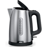 Braun PurShine WK102AI-WK1500BK tetera eléctrica 1,7 L 2200 W Negro, Acero inoxidable, Hervidor de agua acero fino/Negro, 1,7 L, 2200 W, Negro, Acero inoxidable, Metal, Indicador de nivel de agua, Protección contra sobrecalentamiento