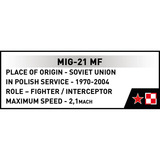 COBI MiG-21MF, Juegos de construcción 