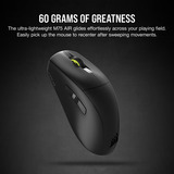 Corsair M75 Wireless Reacondicionado, Ratones para gaming negro