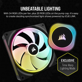 Corsair iCUE LINK H170i RGB Reacondicionado, Refrigeración por agua negro