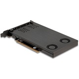 DeLOCK Tarjeta PCI Express x16 Delock marco intercambiable para 2 x M.2 NVMe SSD - Bifurcación, Chasis intercambiable 