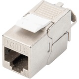 Digitus DN-93615 módulo de conector de red, Módulo Keystone plateado, -10 - 60 °C, 14 mm, 34 mm, 20 mm, 22 g, 80 mm