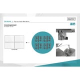 Digitus Soporte para monitor de videowall desplegable, 45-70", Soporte de monitor negro