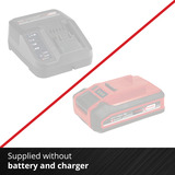 EINHELL Amoladora angular profesional a batería TP-AG 18/125 CE Q Li - Solo, 18 Voltios rojo/Negro