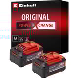 EINHELL Batería Power-X-Change Plus TWIN-PACK 18Volt 5,2Ah rojo/Negro