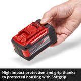 EINHELL Batería Power-X-Change Plus TWIN-PACK 18Volt 5,2Ah rojo/Negro