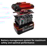 EINHELL Batería Power-X-Change Plus TWIN-PACK 18Volt 5,2Ah rojo/Negro