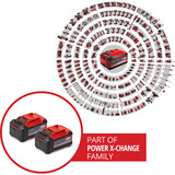 EINHELL Batería Power-X-Change Plus TWIN-PACK 18Volt 5,2Ah rojo/Negro