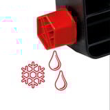 EINHELL Bomba de jardín a batería Power X-Change AQUINNA 18/28, 18 Voltios rojo/Negro