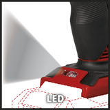 EINHELL TP-CD 18/50 Li-i BL Solo, Martillo atornillador rojo/Negro