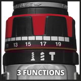 EINHELL Taladro atornillador percutor profesional a batería TP-CD 18/50 Li-i BL Solo, 18Volt, Martillo atornillador rojo/Negro