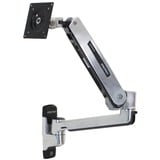 Ergotron LX Sit-Stand Wall Mount LCD Arm 106,7 cm (42") Acero inoxidable Pared, Soporte de monitor plateado, 11,3 kg, 106,7 cm (42"), 75 x 75 mm, 200 x 100 mm, Acero inoxidable