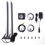 Govee Barras de luz para juegos RGBIC, Luz de LED blanco