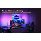 Govee Barras de luz para juegos RGBIC, Luz de LED blanco