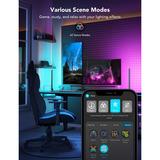 Govee Barras de luz para juegos RGBIC, Luz de LED blanco