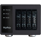 HighPoint SSD6444 4x Puerto a PCIe 3.0 x16 NVMe RAID Caja, Caja de unidades 