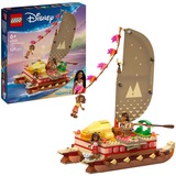 LEGO Canoa de Aventuras de Vaiana, Juegos de construcción Juego de construcción, 6 año(s), Plástico, 529 pieza(s), 687 g