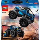 LEGO City Monster Truck Azul, Juegos de construcción Juego de construcción, 5 año(s), Plástico, 148 pieza(s), 317 g