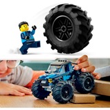 LEGO City Monster Truck Azul, Juegos de construcción Juego de construcción, 5 año(s), Plástico, 148 pieza(s), 317 g