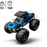 LEGO City Monster Truck Azul, Juegos de construcción Juego de construcción, 5 año(s), Plástico, 148 pieza(s), 317 g