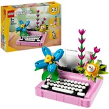 LEGO Creator Máquina de Escribir con Flores, Juegos de construcción Juego de construcción, 8 año(s), Plástico, 363 pieza(s), 523 g