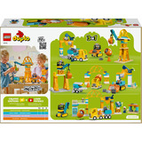 LEGO DUPLO Town Sitio de Construcción con Vehículos de Construcción - Set 3 en 1, Juegos de construcción 