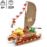LEGO Disney Princess Canoa de Aventuras de Vaiana, Juegos de construcción Juego de construcción, 6 año(s), Plástico, 529 pieza(s), 687 g