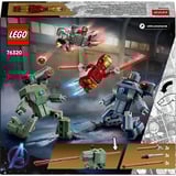 LEGO Iron Man y Máquina de Guerra vs. Drones de Hammer, Juegos de construcción Juego de construcción, 7 año(s), Plástico, 204 pieza(s), 162 g