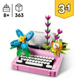 LEGO Máquina de Escribir con Flores, Juegos de construcción Juego de construcción, 8 año(s), Plástico, 363 pieza(s), 523 g