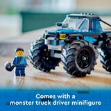 LEGO Monster Truck Azul, Juegos de construcción Juego de construcción, 5 año(s), Plástico, 148 pieza(s), 317 g