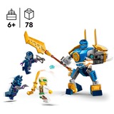 LEGO Pack de Combate: Meca de Jay, Juegos de construcción Juego de construcción, 6 año(s), Plástico, 78 pieza(s), 106 g